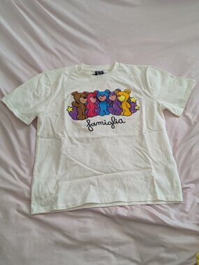 inBetweeners White Famiglia Bears T-Shirt Size S
